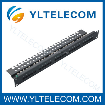 Cat.3 Voice Patch Panel 25port 1U 19 Inch